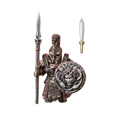 青銅色希臘戰士雕像擺件, 1個