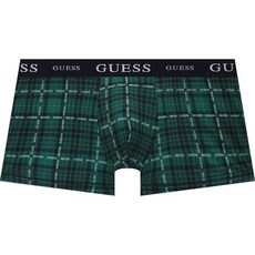 [백화점 정품] 게스언더웨어 남성 체크로고 다크그린드로즈 팬티 GDMDR870DGR