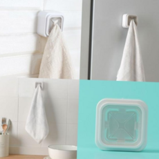 행주건조대 부착식 콕 행주걸이 화이트 싱크대걸이, 본상품