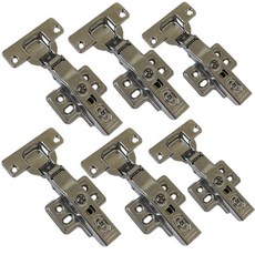스텐 110도 댐퍼 아웃도어경첩 18T용 싱크대 수납장 유압 문주경첩, 6개