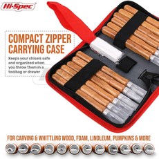 希孟SK2 雕刻刀套裝 仿紅木帆布包裝 木工雕刻刀具 手工雕刻字刀, 1個, 13件套刻刀