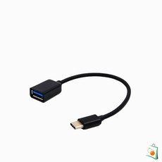 OS C타입 OTG 케이블 OT-C10 블랙 USBATOC C타입USB연결, 상품선택