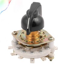 KCZ 1 극 밴드 채널 로터리 스위치 선택기 캡 포함 6 7 8 9/10, [04] 1 Pole 9 Position, 1개