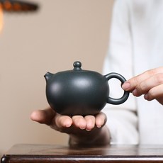 君子蘭 宜興紫砂壺 豆蔻西施壺 175ml, 1個, 102276君子兰豆蔻西施