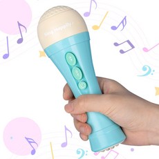 에코톡 마이크 노래 환호성 박수소리 음성변조 6가지 어린이 장난감, 1개