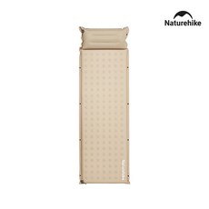 네이처하이크 D 시리즈 자충 매트 베개일체형, 카키베이지