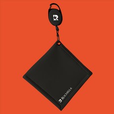 Rocella 高爾夫捲筒毛巾 清潔毛巾, 黑色
