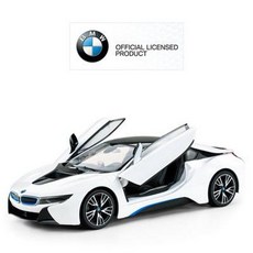 RC카 메르세데스 레이싱카 AMG F1 W15 스포츠카 전동 원격 무선, 기본구성, 1개, i8 화이트 [1:14]