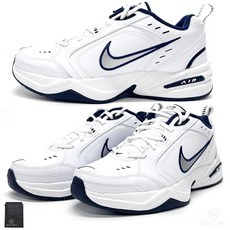 나이키 운동화 남성 에어 모나크4 발편한 키높이 가죽 런닝화 + 신발가방