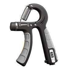 LINGPENG 100kg Resistance Hand Grip Strengthener for Gym Workout & Muscle Training, 02 Black, 01 CHINA