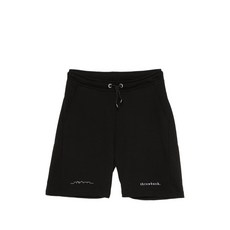 쓰로우백 로고 자수 드로스트링 쇼츠