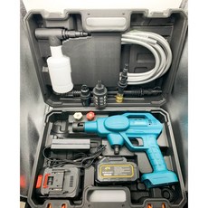 城邦 鋰電洗車機 21V 3.0AH / 5.0AH 塑盒組, 鋰電洗車機 城邦 5.0AH雙電_塑盒