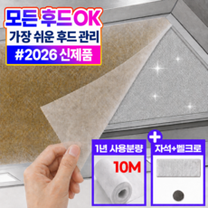 엘로레 후드케어 잘라쓰는 대용량 주방후드커버 후드필터 기름제거, 1세트