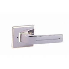 100% 국산 모네 버튼형 사각 방문손잡이 문고리 도어락 레버 시공편리, GDBK