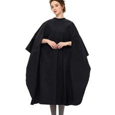 ECLATIS Izzycka Barber 케이프-헤어 커팅 케이프-살롱 케이프 B-암홀 포함 - 블랙 L 276823, B-w/ Armholes - Black