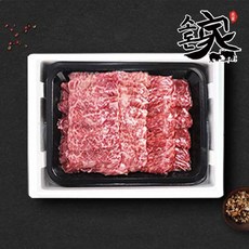 1++투뿔한우 냉장 구이모듬 한판, 1세트, 400g