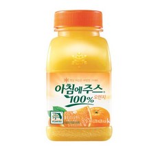 서울우유 아침에주스 오렌지 210ml 10개 학교 관공서