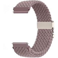 Issinlky 갤럭시 워치 7/6/5/4/FE 40mm 44mm/ Venu Sq/Sq 2/Venu 2 플러스/Vivoactive 3/5/Venu/GTS와 호환되는 20mm 나, 18mm, 스모키 바이올렛