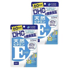 DHC 비타민 E 대두 301.5mg 소프트캡슐, 2개, 60정