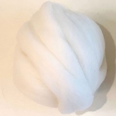 호주산 메리노 울 화이트 양모 50g 양모펠트, 1개, 66수(50g)