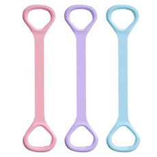 DONGKER 피규어 8 저항 밴드 3피스 운동 탄성 로프 스트레치 피트니스 밴드 홈 체육관 팔 어깨 등 다리 스트레칭