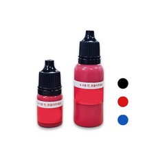 [도장마루] 타이요 TAIYO 만년 스탬프용 잉크 리필, 5ml, 검정