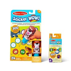 멜리사앤더그 와우 스티커 강아지 & 리필 스티커 300매 세트, 개