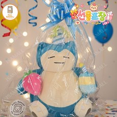 (선물포장) 잠만보 인형 30cm 파티 공식정품 포켓몬스터 돌베이커리, 1개, 잠만보_파티인형