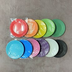 [ABC문구]칼라종이접시 10개입, 녹색