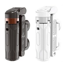 360도 회전 블루투스 미니 셀카봉 거치대 분리형 블루투스 무선 리모컨 삼각대 셀카봉 셀카/비디오/라이브 방송, 미니셀카봉화이트(싱글램프), 1개