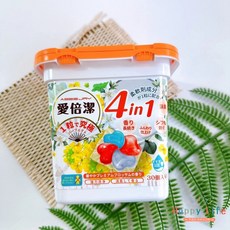 幸福泉 愛倍潔 4合1 洗衣膠球 30入, 1個