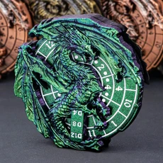 쿠쿠스토어 7in 1 Fidget Spinner 주사위 세트 DND 금속 룰렛 던전 및 드래곤 RPG 역할 테이블탑 게임 재생, 01 VY07