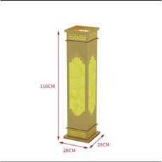 簡約鐵藝矮隔斷餐廳卡座圍欄墻火鍋飯店過道屏風 LKKY, 燈柱 一個