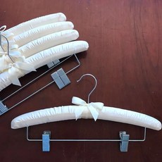 성인 공간 절약 패딩 실크 옷걸이 옷장 보관용, 1개