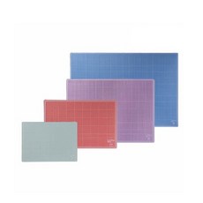 아톰 컬러투명커팅매트 A2 청색 620 x 450mm 청색, 없음