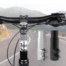 4단 자전거헤드업 핸들 스템 바 자전거 높이 조절, 1개, 웰듀 1-자전거헤드업-블랙