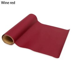가죽시트지 자체 접착 수리 테이프 소파 패치 가방 스틱 온 가구 운전석 스티커 가정용, 20x137cm 와인 레드