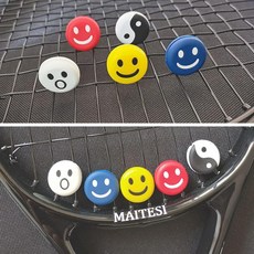 쿠쿠스토어 테니스 라켓 진동 댐퍼 완충기 다채로운 액세서리 (5 개), 01 기타