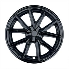 테슬라 모델3 휠 허브 커버 보호링 차량용 액세서리, 테슬라 모델 3 모드 3 스포츠 18인치 휠, 글로시블랙, 1개