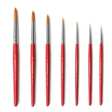 화홍 세필붓 환붓 320 낱자루 크기선택, 0호