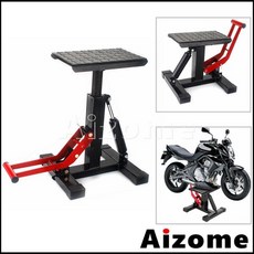 오토바이리프트 혼다 스즈키 야마하 가와사키 BMW 330lbs 오토바이 조절 높이 리프트 스탠드에 대한 스틸 수리 플랫폼 테이블, 1개