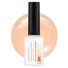 유키 시그니처 젤네일, 217호 코랄터치시럽, 7g, 1개