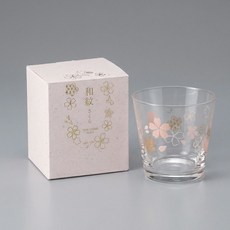 도요사사키 벚꽃 유리컵 사케잔, 1개