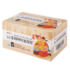 GomGom 寶寶大麥茶 盒裝(8gx24包) 韓國正品 天然健康 溫和補水 無糖 無咖啡因 保護牙齒, 1個