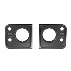 자동차 앞 범퍼 그릴 랜드 로버 수비수 90 110 용 ABS 메쉬 액세서리 업그레이드 스타일, 01 headlight cover, 1개