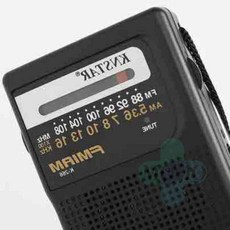 모모 휴대용 라디오 블랙