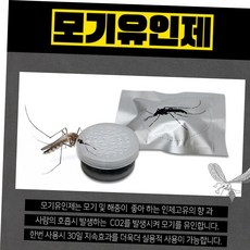유도제 포집기용 인체 벌레 모기 유인제 1+1+1 3개, 본상품