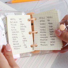 살림냥냥 3공 다이어리 오렌지 다이어리굿즈