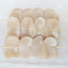 반한푸드 국내 서해안산 6mm슬라이스 관자꼬치(10개), 1세트, 10개
