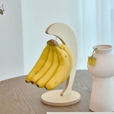 펜로즈 SUS304 원목 바나나걸이, 1개, 자작나무